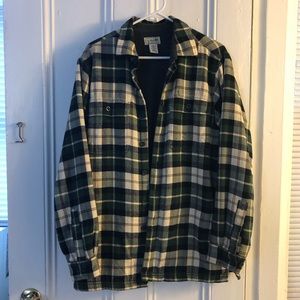 L.L. Bean Fleece Lined Flannel